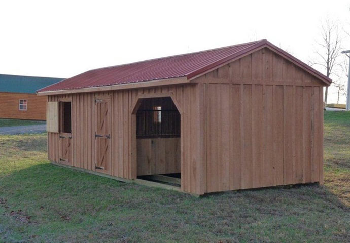 12' wide portable shed row horse barns for sale deer