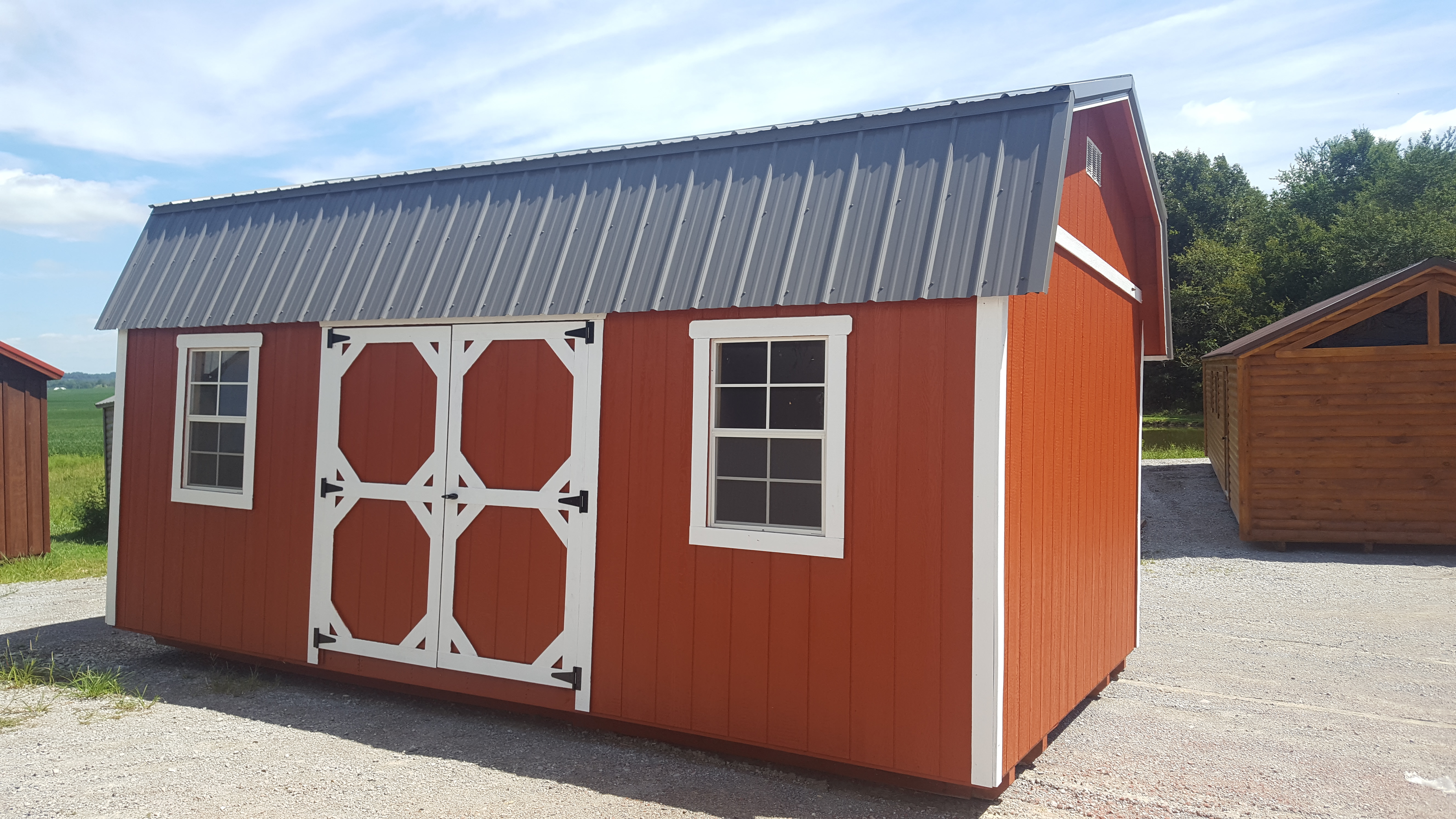 12Ã—20 Jefferson Shed | Factory Built Cabins | Modular 