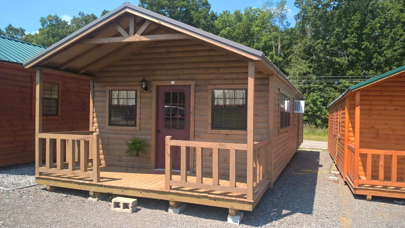 log cabin mobile home park