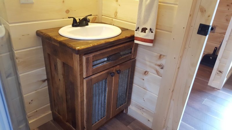 Built In Metal Bathroom Vanity