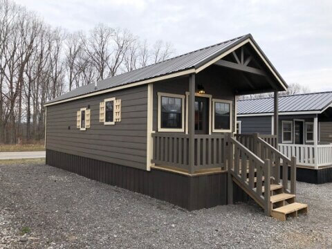 12×38 Country T Cabin Park Model – Turn key Display Model SOLD but New ...