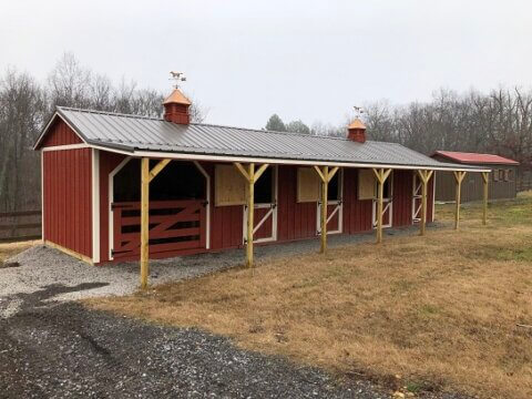 12′ X 48′ Horse Barn “built To Order Only” 