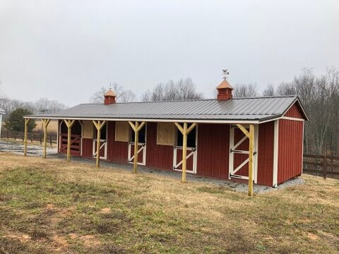 12′ x 48′ Horse Barn “BUILT TO ORDER ONLY” | Factory Built Park Model ...