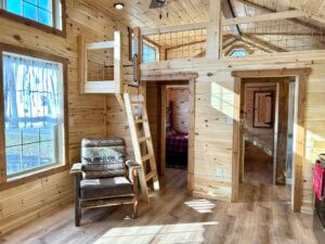 Lake Tahoe Park Model Cabin Tiny Home Interior