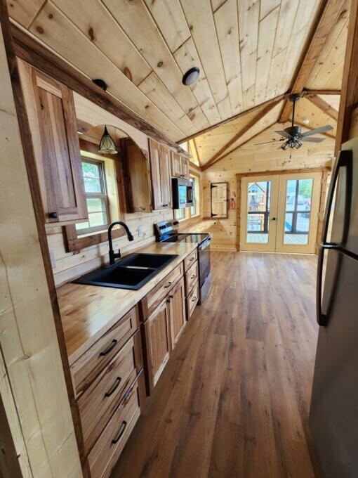 14x38 Smokey Mtn Cabin Park Model - Turn key- Available Now at Flemmingsburg KY Lot - Image 4