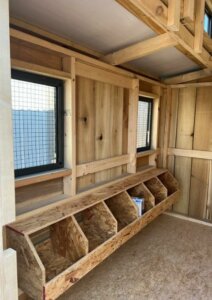 chicken coop interior