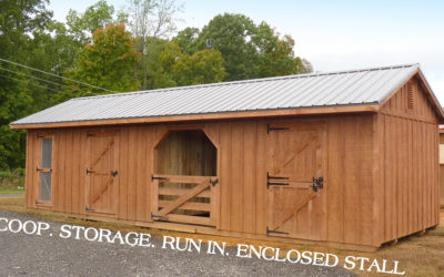 The Perfect Combo Barn for the Hobby Farm